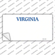 Virginia State Background Novelty Sticker Decal