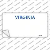 Virginia State Background Novelty Sticker Decal