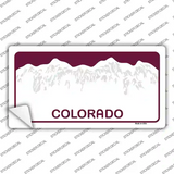 Colorado State Blank Novelty Sticker Decal