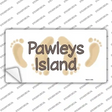 Pawleys Island Foots Novelty Sticker Decal