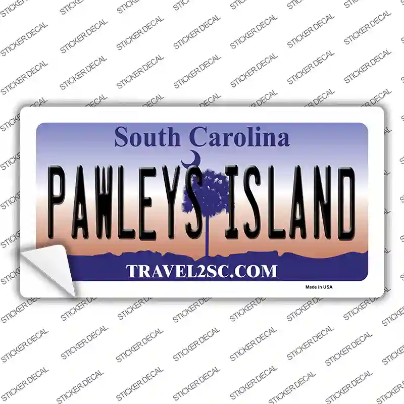 Pawleys Island South Carolina Novelty Sticker Decal