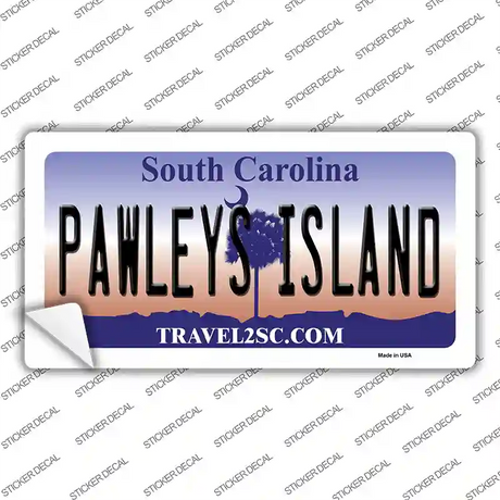 Pawleys Island South Carolina Novelty Sticker Decal