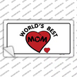 Worlds Best Mom Novelty Sticker Decal