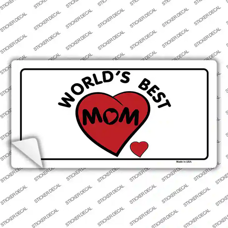 Worlds Best Mom Novelty Sticker Decal