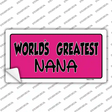 Worlds Greatest Nana Novelty Sticker Decal