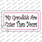 My Grandkids Are Cuter Novelty Sticker Decal