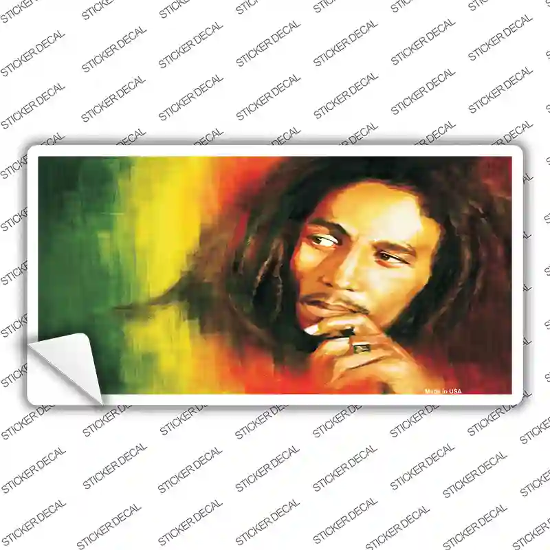 Bob Marley Novelty Sticker Decal