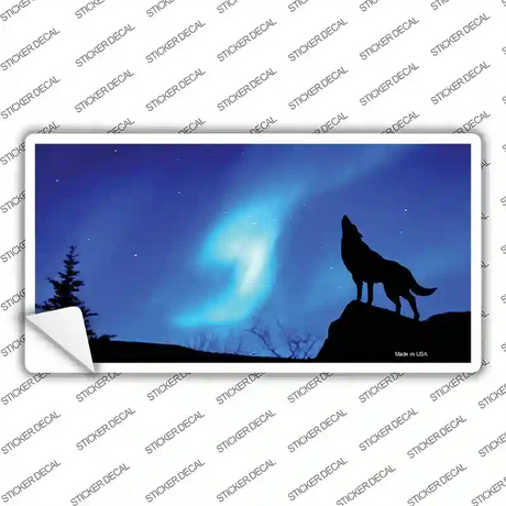 Wolf Body Novelty Sticker Decal