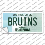 Bruins New Hampshire Novelty Sticker Decal