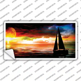 Sailboat Novelty Sticker Decal
