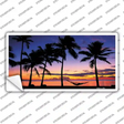 Sunset Hammock Novelty Sticker Decal