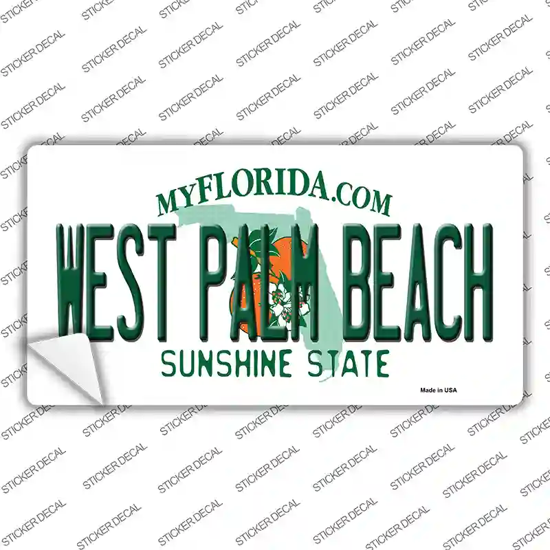 West Palm Beach Florida Novelty Sticker Decal