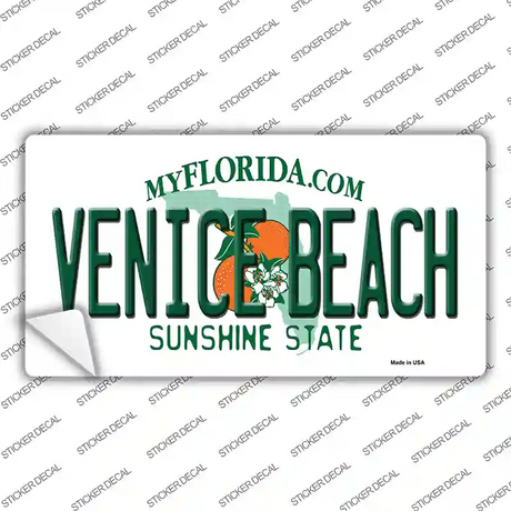 Venice Beach Florida Novelty Sticker Decal