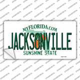 Jacksonville Florida Novelty Sticker Decal