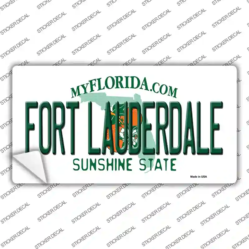 Fort Lauderdale Florida Novelty Sticker Decal