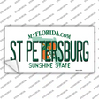 St Petersburg Florida Novelty Sticker Decal