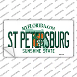 St Petersburg Florida Novelty Sticker Decal