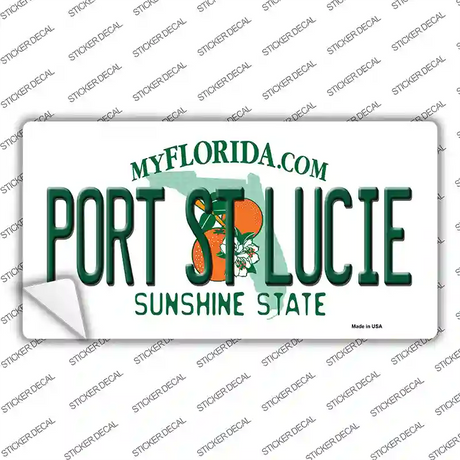 Port St Lucie Florida Novelty Sticker Decal