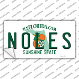 Noles Florida Novelty Sticker Decal