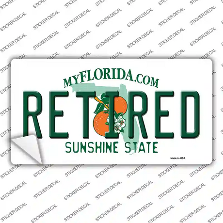 Retired Florida Novelty Sticker Decal
