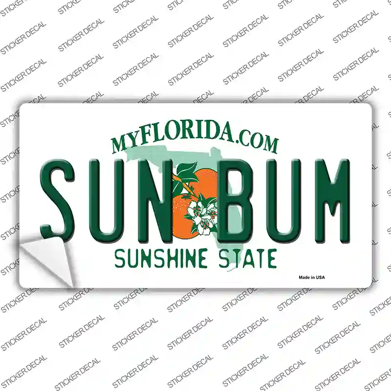 Sun Bum Florida Novelty Sticker Decal