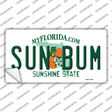 Sun Bum Florida Novelty Sticker Decal