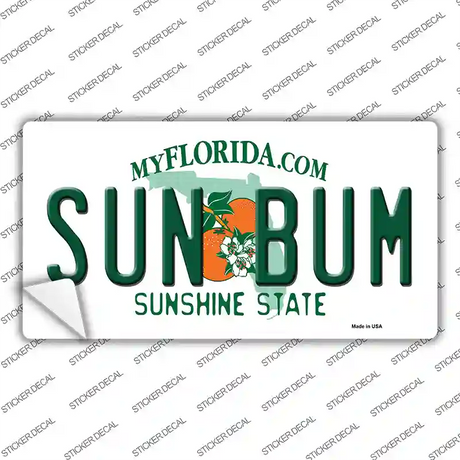 Sun Bum Florida Novelty Sticker Decal