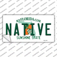 Native Florida Novelty Sticker Decal