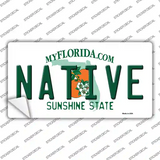 Native Florida Novelty Sticker Decal