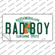 Bad Boy Florida Novelty Sticker Decal