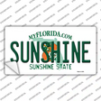 Sunshine Florida Novelty Sticker Decal