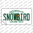 Snowbird Florida Novelty Sticker Decal