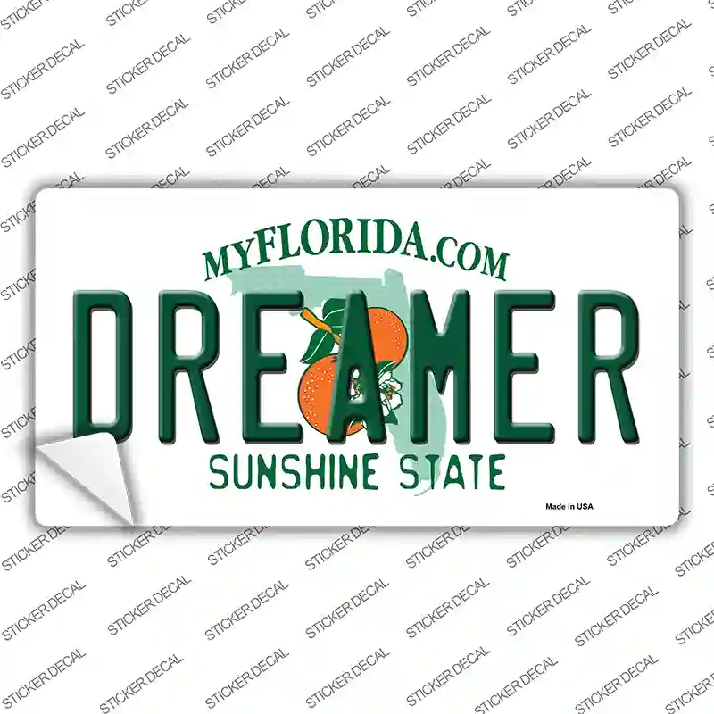 Dreamer Florida Novelty Sticker Decal