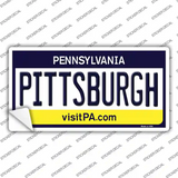 Pittsburgh Pennsylvania State Novelty Sticker Decal