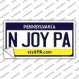 N Joy Pennsylvania State Novelty Sticker Decal
