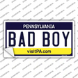 Bad Boy Pennsylvania State Novelty Sticker Decal