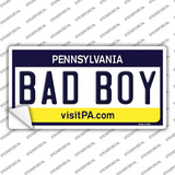 Bad Boy Pennsylvania State Novelty Sticker Decal