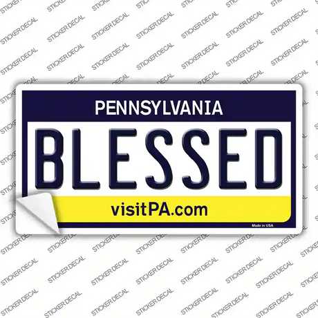 Blessed Pennsylvania State Novelty Sticker Decal