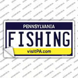 Fishing Pennsylvania State Novelty Sticker Decal