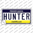 Hunter Pennsylvania State Novelty Sticker Decal