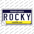 Rocky Pennsylvania State Novelty Sticker Decal