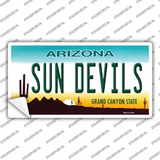 Arizona Sun Devils Novelty Sticker Decal