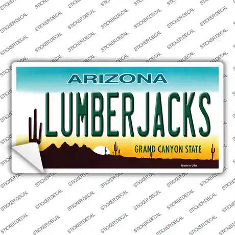 Arizona Lumberjacks Novelty Sticker Decal