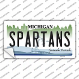 Spartans Michigan Novelty Sticker Decal