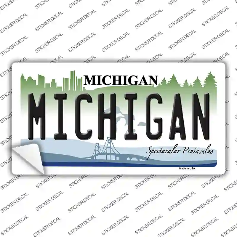 Michigan Novelty Sticker Decal