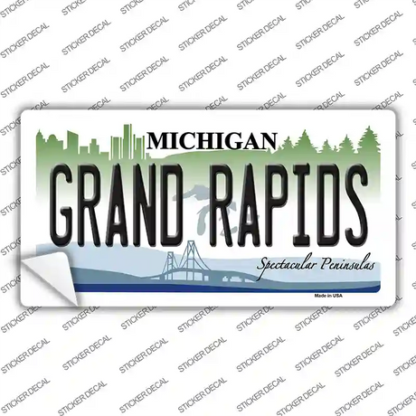 Grand Rapids Michigan Novelty Sticker Decal