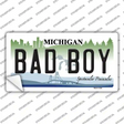 Bad Boy Michigan Novelty Sticker Decal