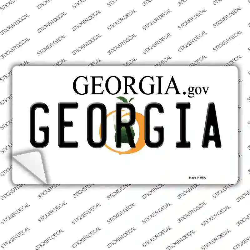 Georgia Novelty Sticker Decal