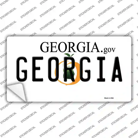 Georgia Novelty Sticker Decal