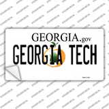 Georgia Tech Novelty Sticker Decal
